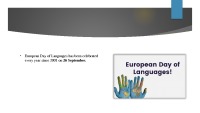 European Day of Languages project 1