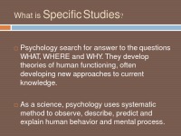 Introduction To Psychology slides 3