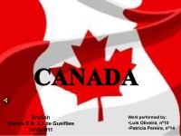 Slides about Canada 1