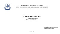 Business plan: Logistics services company 1