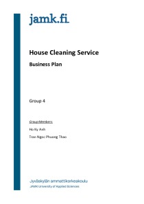 Cleaning Service Business Plan 1