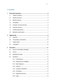 Cleaning Service Business Plan 2