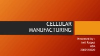 Cellular manufacturing 1