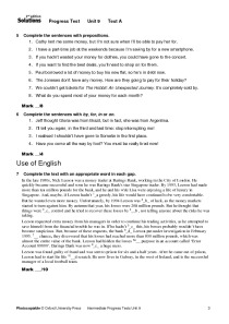 Learning English: Progress Test 9A 3