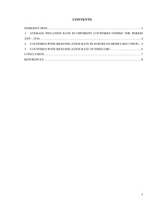 Causes of inflation in different countries 2