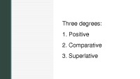 Learning English: Comparative forms of adjectives 3