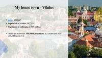 My home town - Vilnius presentation 2