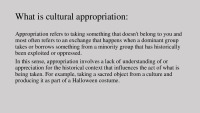 Cultural appropriation 3