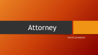 Slides about Attorney 1