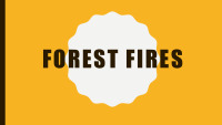 Forest Fires slides 1