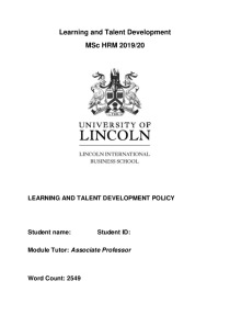 Learning and talent development policy 1