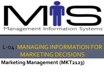 Managing information for marketing decisions 1