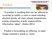 Managing product 3