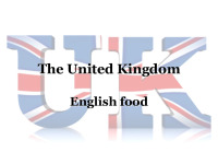 Traditional English food presentation 1