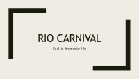 Rio Carnival presentation 1