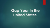 Gap Year in the United States presentation 1