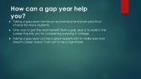 Gap Year in the United States presentation 3