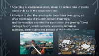 How does plastic affect the environment? 2