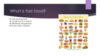 Slides about Fast food 2