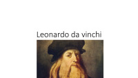 Leonardo da Vinchi presentation 1