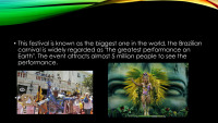 Slides about Carnival „Rio de Janeiro“, Brazil 2