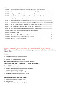 Central bank, financial services 1