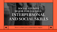 Interpersonal and Social Skills slides 1