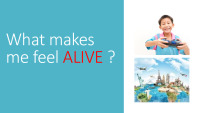 My lifestyle presentation: What makes me feel alive? 1