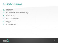 Samsung products presentation 2