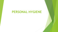 Personal hygiene slides 1