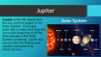 The Solar System Jupiter presentation 2