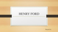 Henry Ford presentation 1