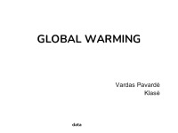 Impact of global warming presentation 1