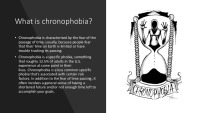 Chronophobia presentation 2