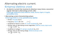 Alternating electric current slides 3