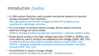 Electric energy generation and transmission 3