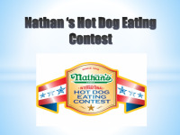 Nathan's hot dog eating contest 1