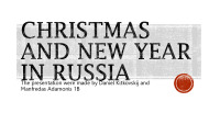 Christmas and new year in Russia 1