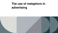 Metaphors in advertising 1