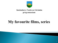 Slides about My favorite films, series 1