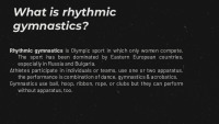 Rhythmic gymnastics slides 3