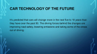 The car of the future presentation 2