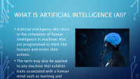 Presentation on Artficial intelligence AI 2