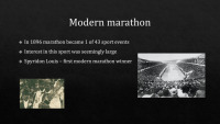 Marathon and its history presentation 3