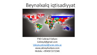 Beynelxalq iqtisadiyyat felsefesi 1