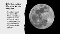 Moon slides: Facts about the moon 3