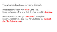 Reported speech slides 3