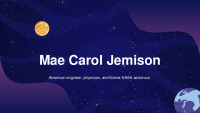 NASA astronaut Mae Carol Jemison 2