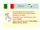 Slides about Italy