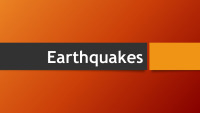 Earthquakes presentation 1